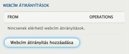 Átirányítás hozzáadása egy oldalhoz a Drupalban